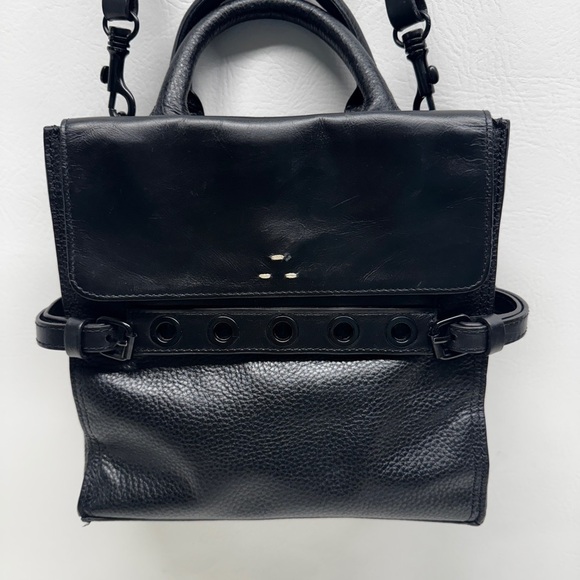 Kelsi Dagger Brooklyn black leather shoulder/handbag - Picture 1 of 16